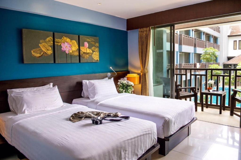 Двухместный (Двухместный номер Делюкс с 1 кроватью и балконом) курортного отеля Buri Tara, Краби
