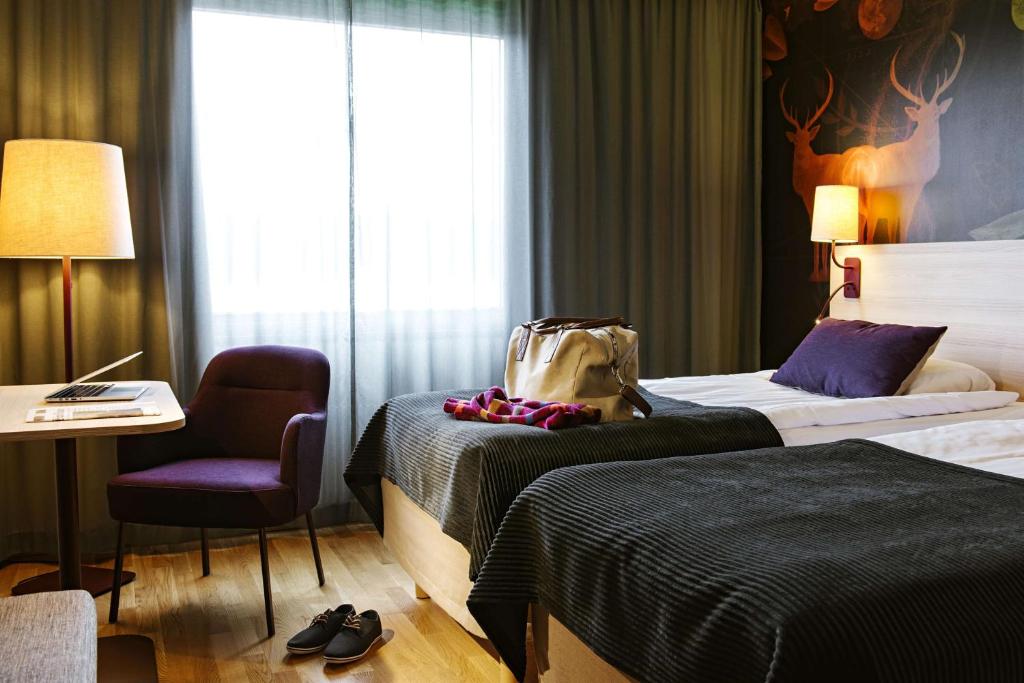 Двухместный (Стандартный двухместный номер с 1 кроватью или 2 отдельными кроватями) отеля Scandic Helsingborg Nord, Хельсингборг