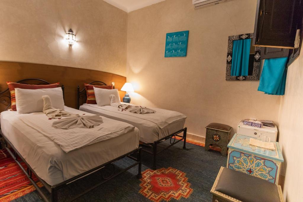 Двухместный (Двухместный номер с 1 кроватью или 2 отдельными кроватями и хорошим видом) отеля Riad Losra, Марракеш