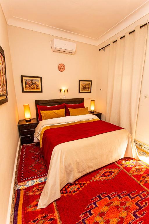 Двухместный (Двухместный номер «Комфорт» Zinobia с 1 кроватью) отеля Riad Dar Salam, Марракеш