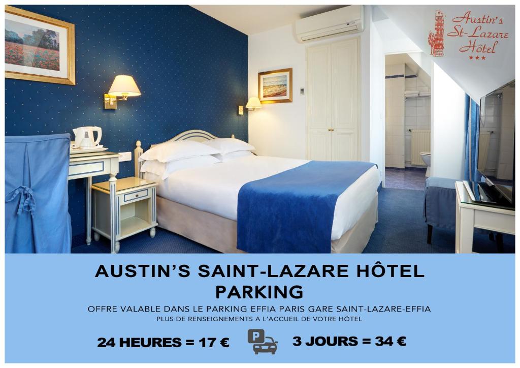 Austin's Saint Lazare Hotel, Париж