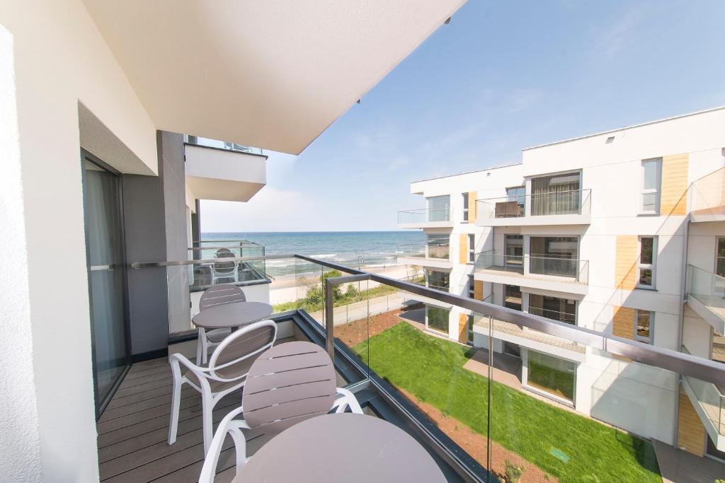 Апартаменты (Апартаменты с боковым видом на море) отеля Baltivia Sea Resort, Мельно