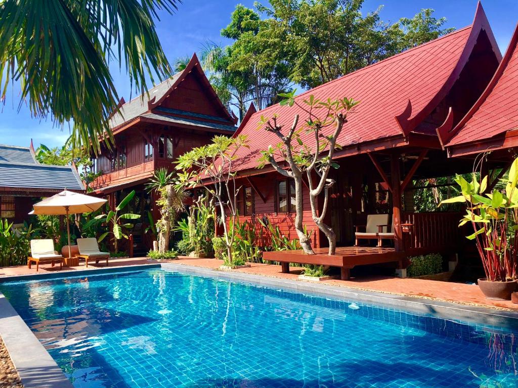 Вилла (Вилла - У бассейна), Ruenkanok Thaihouse Resort