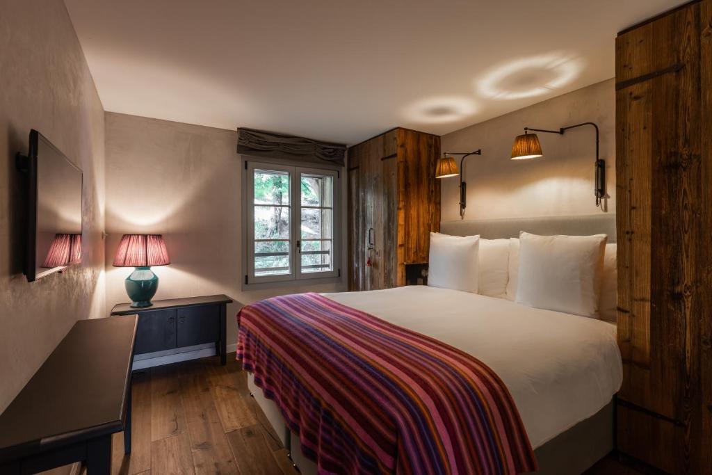 Двухместный (Двухместный номер Делюкс с 1 кроватью) отеля La Cordée des Alpes, Вербье