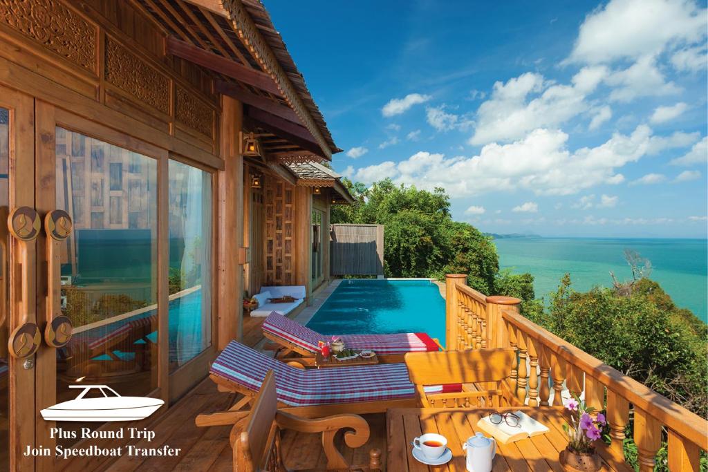 Вилла (Вилла с бассейном и видом на океан - Трансфер на скоростном катере в обе стороны) курортного отеля Santhiya Koh Yao Yai Resort & Spa, Кох Яо Яй