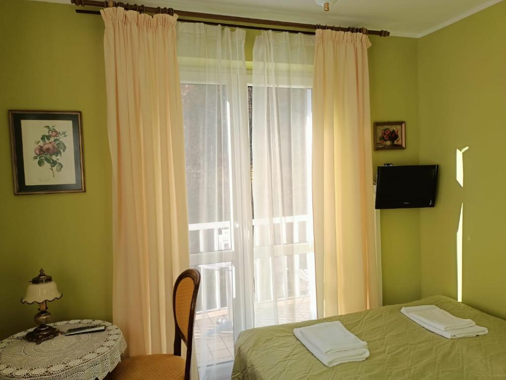 Двухместный (Бюджетный двухместный номер с 1 кроватью) курортного отеля Willa Pod Różami, Крыница