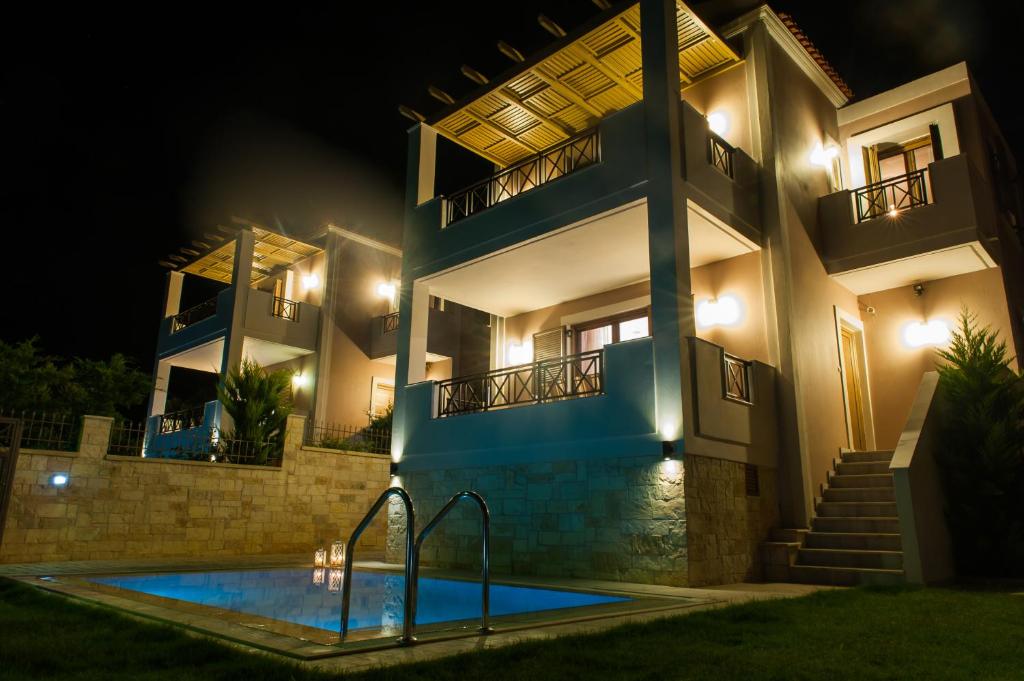 Вилла (Вилла с 3 спальнями и отдельным бассейном) виллы Villa Harmony-Crete Residences, Аделианос Кампос