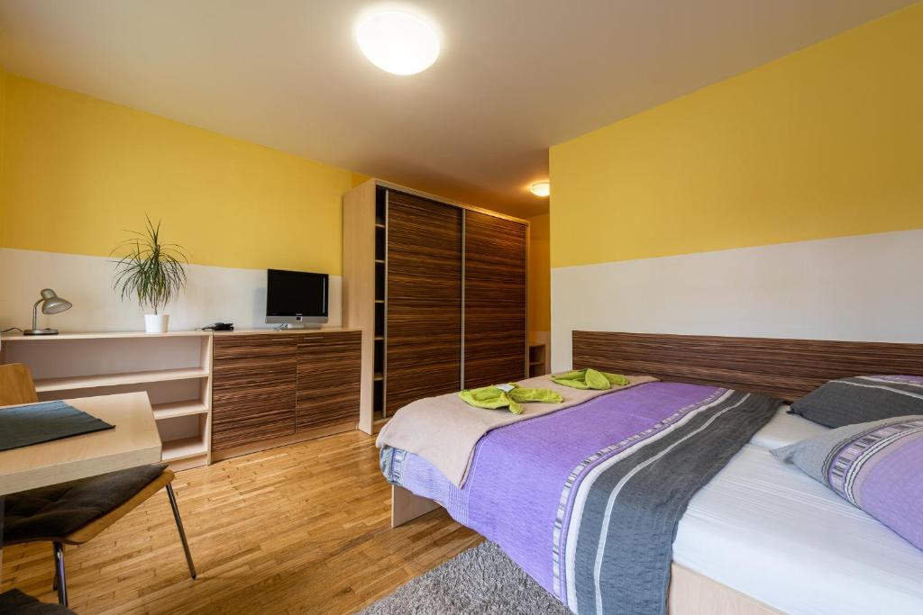 Двухместный (Двухместный номер с 1 кроватью и собственной ванной комнатой) гостевого дома Penzion 103, Железна-Руда