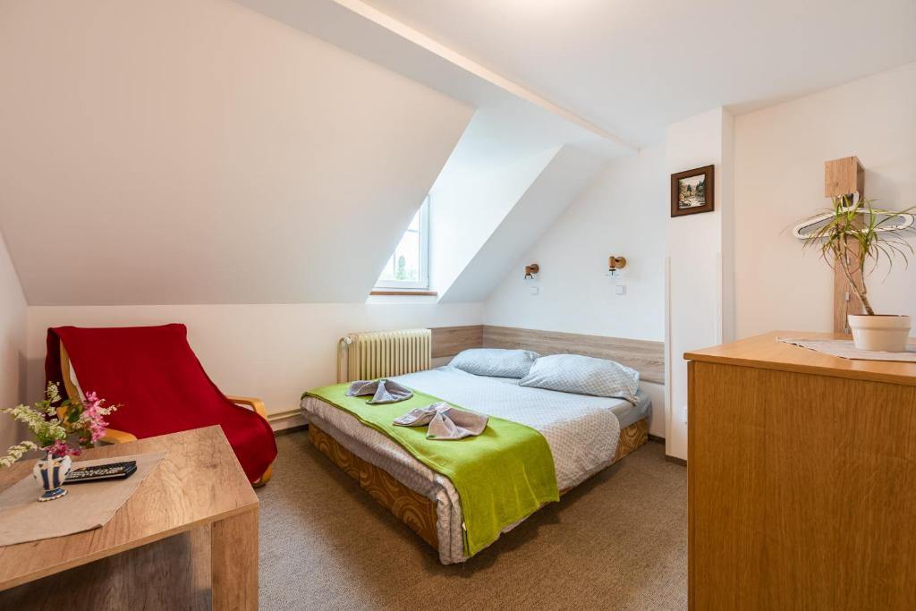 Двухместный (Двухместный номер с 1 кроватью или 2 отдельными кроватями и собственной ванной комнатой) гостевого дома Penzion 103, Железна-Руда