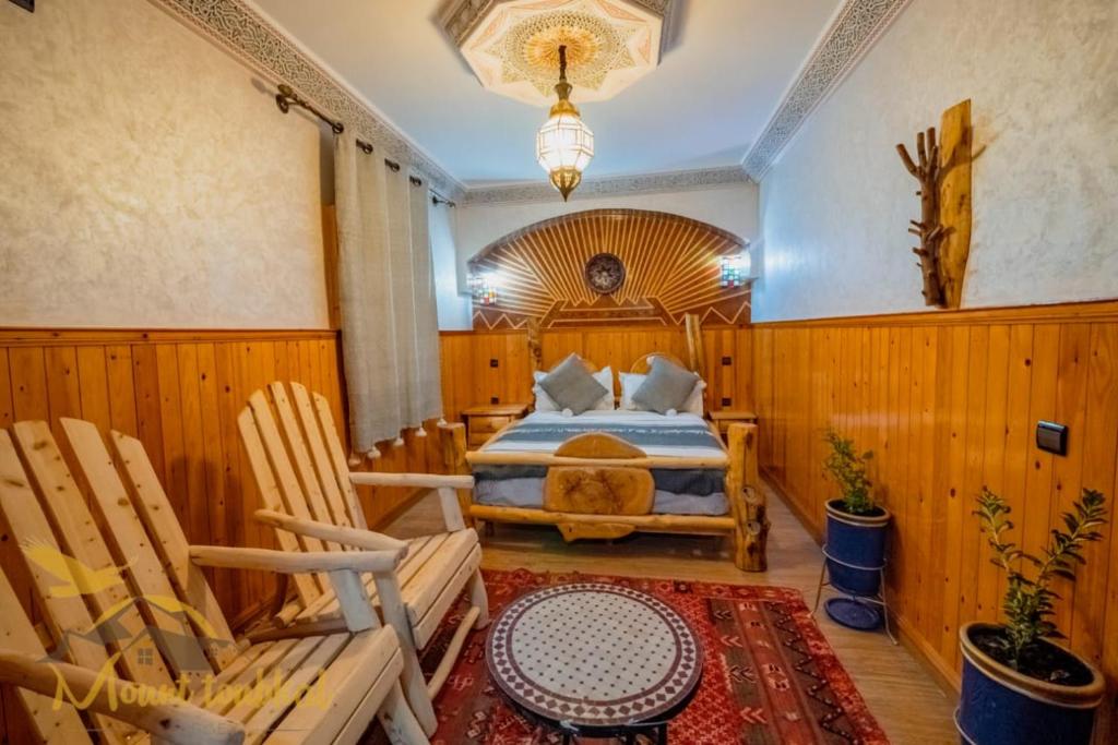Двухместный (Двухместный номер с 1 кроватью) отеля Mount Toubkal Lodge, Имлиль