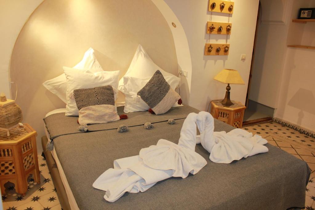 Семейный (Семейный двухместный номер с 1 кроватью) гостевого дома Riad Jnan El Cadi, Марракеш