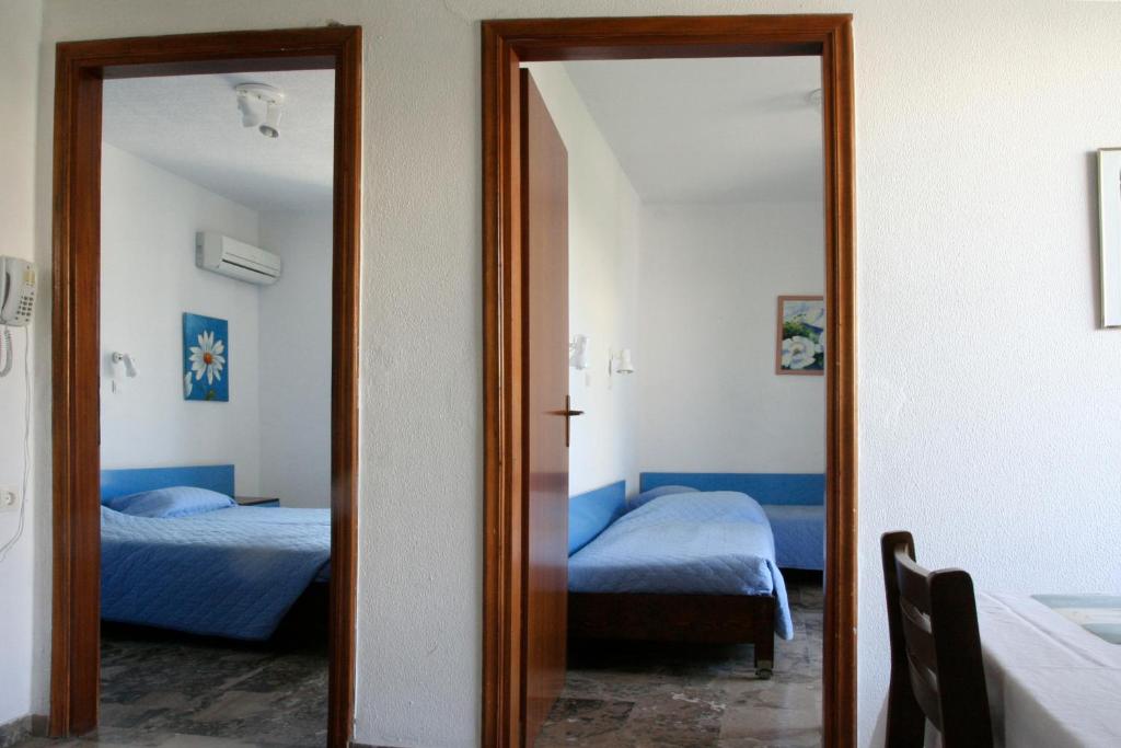 Апартаменты (Апартаменты с 2 спальнями (для 4 взрослых)) апарт-отеля Esperides, Кос