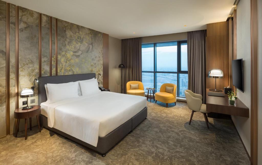 Двухместный (Номер Делюкс с кроватью размера «king-size») отеля Millennium Place Barsha Heights Hotel, Дубай