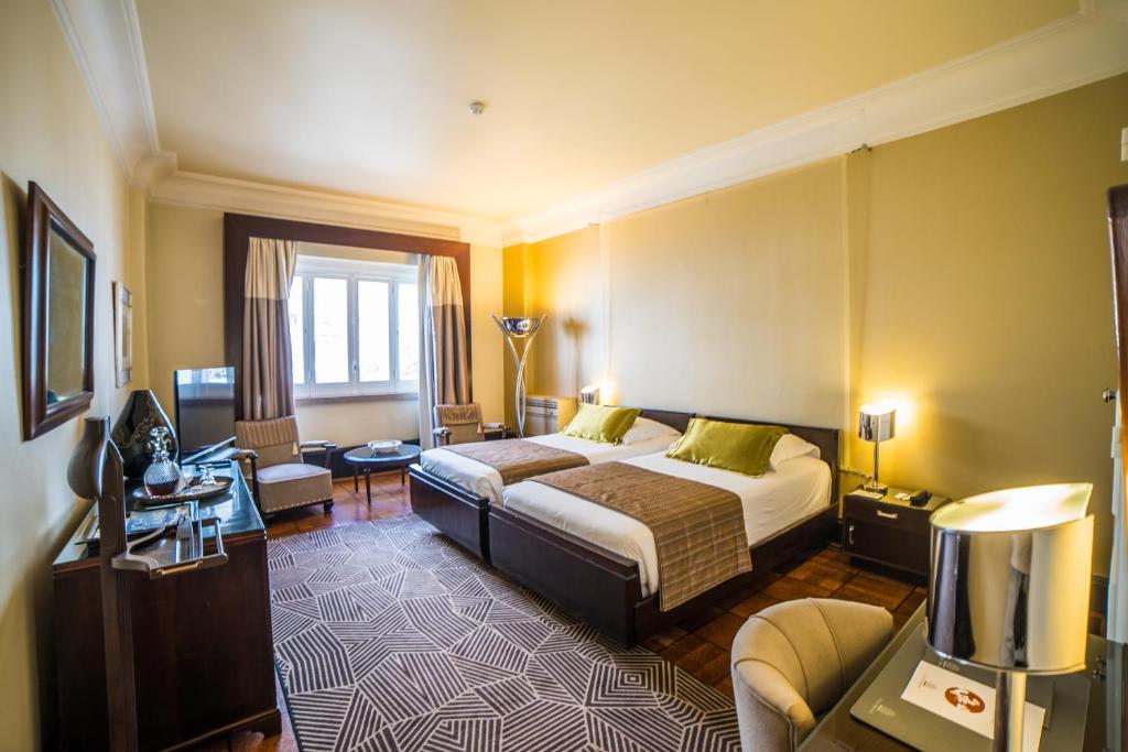 Двухместный (Двухместный номер эконом-класса с 1 кроватью или 2 отдельными кроватями) отеля Hotel Britania, Лиссабон