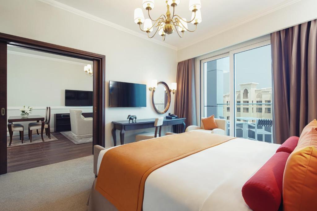 Апартаменты (Апартаменты с 1 спальней (для 2 взрослых и 2 детей)) курортного отеля DUKES Dubai, Дубай