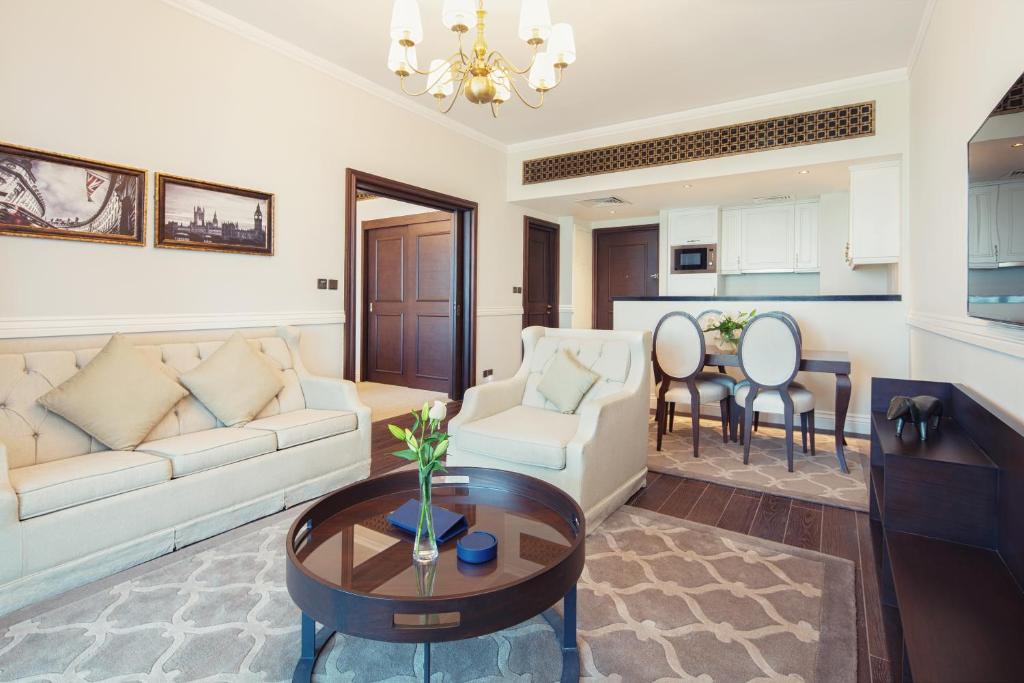 Апартаменты (Апартаменты с 1 спальней (для 2 взрослых и 1 ребенка)) курортного отеля DUKES Dubai, Дубай