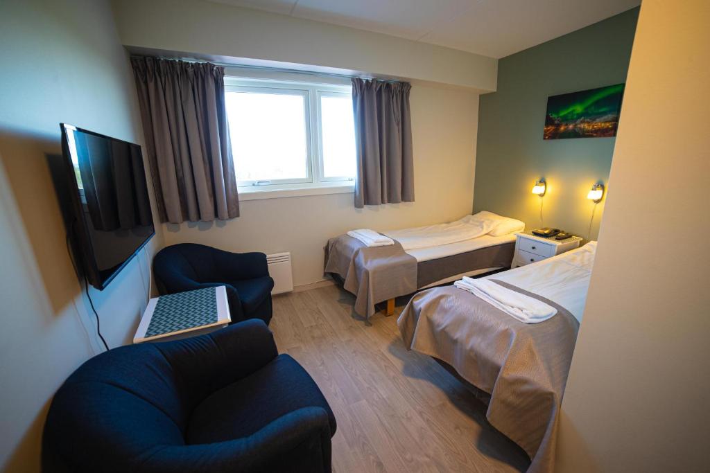 Двухместный (Двухместный номер с 1 кроватью или 2 отдельными кроватями) отеля Sandefjord Motor Hotel, Сандефьорд