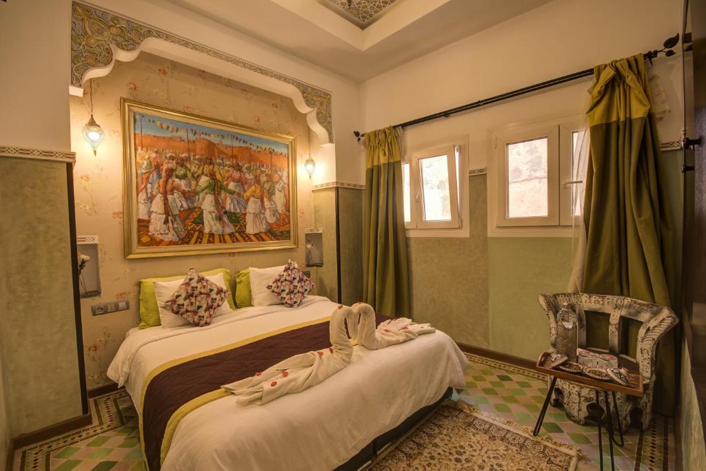 Двухместный (Двухместный номер с 1 кроватью), Riad Les Oliviers