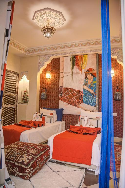 Двухместный (Двухместный номер с 1 кроватью), Riad Les Oliviers