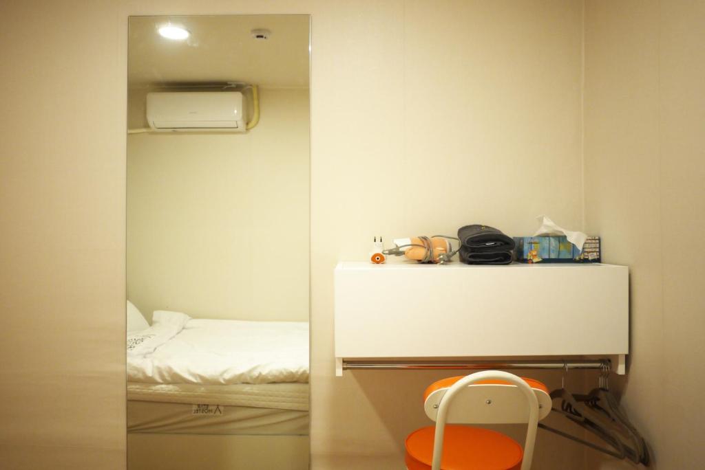 Одноместный (Одноместный номер с собственной ванной комнатой), Star Hostel Seoul Dongdaemun