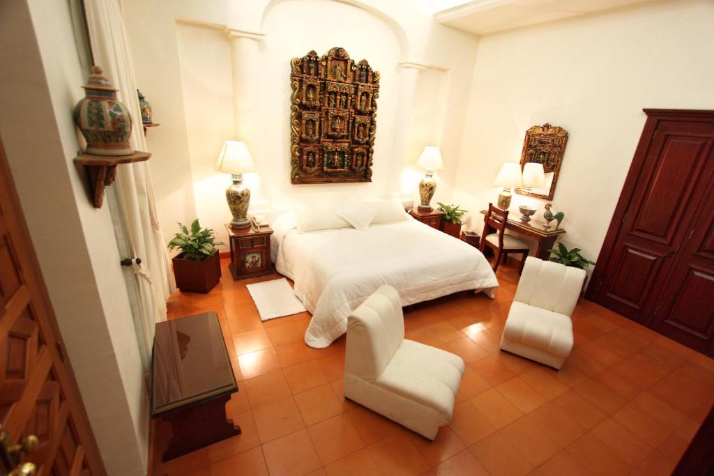 Двухместный (Двухместный номер «Премиум» с 1 кроватью) отеля Hotel Boutique & Spa La Casa Azul, Куэрнаваки