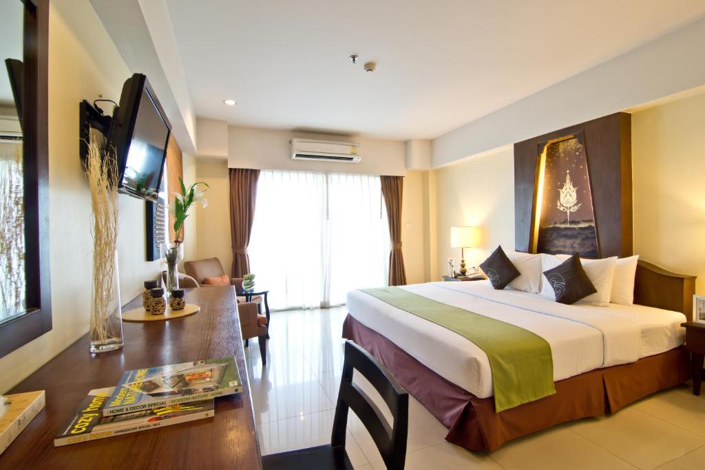 Двухместный (Двухместный номер Делюкс с 1 кроватью или 2 отдельными кроватями) отеля Golden Sea Pattaya, Паттайя
