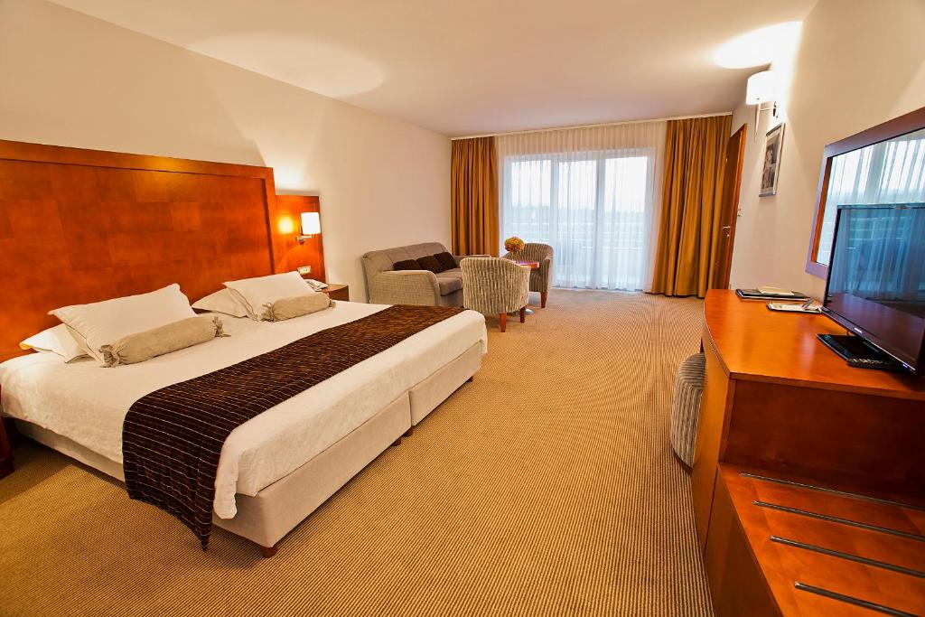 Двухместный (Двухместный номер Делюкс с 1 кроватью и видом на море) отеля Spa & Wellness Hotel Pinia, Малинска