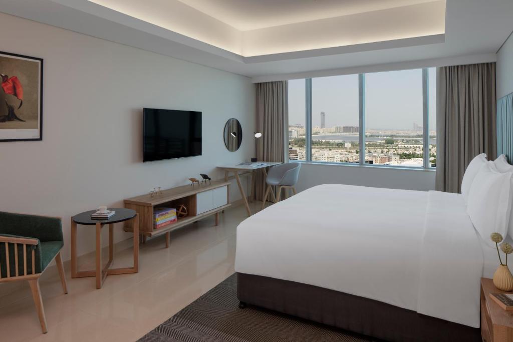 Сьюит (Люкс с 1 спальней и кроватью размера «king-size» — Подходит для гостей с ограниченными физическими возможностями) отеля Grand Midwest Tower Hotel & Apartments, Дубай