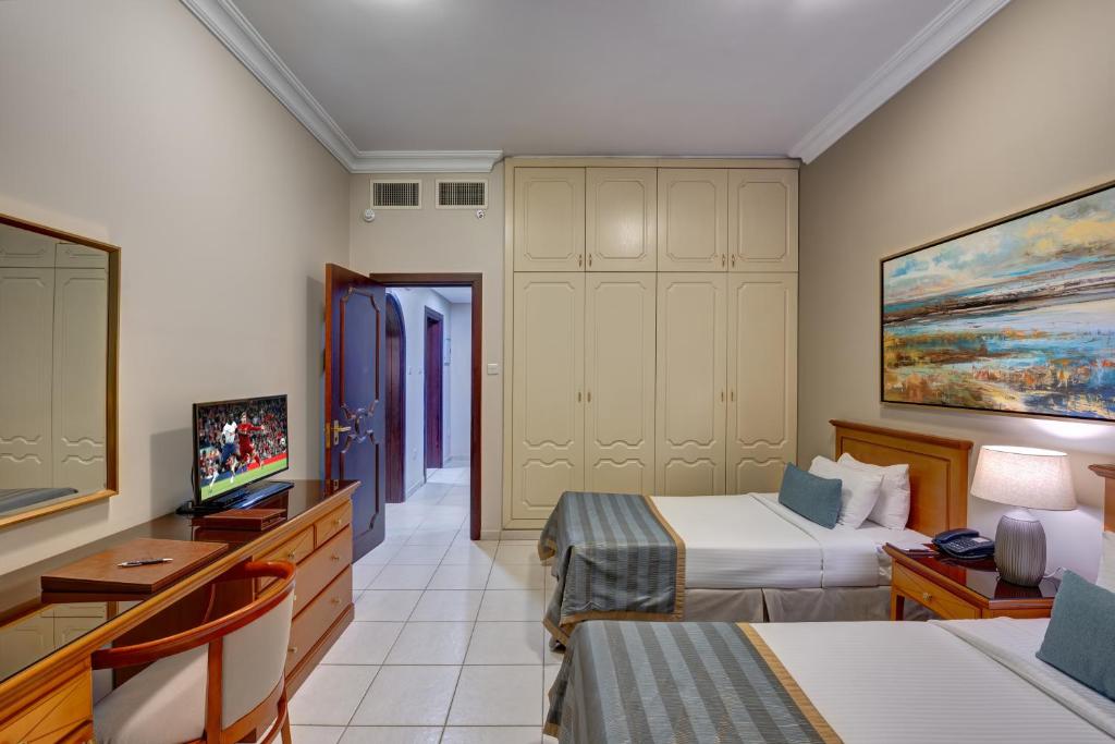 Апартаменты (Апартаменты с 1 спальней «Модерн») апарт-отеля Al Nakheel Hotel Apartments by Mourouj Gloria, Абу-Даби