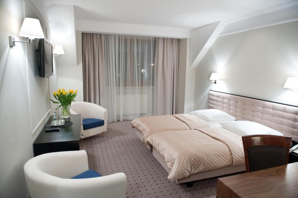 Двухместный (Двухместный номер с 1 кроватью или 2 отдельными кроватями) отеля Hotel Focus, Люблин