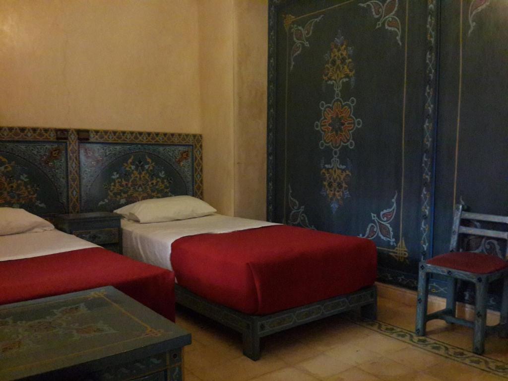 Двухместный (Двухместный номер с 2 отдельными кроватями и собственной ванной комнатой) отеля Hotel Cecil, Марракеш