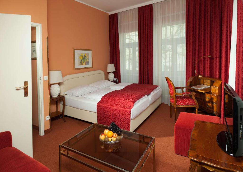Двухместный (Двухместный номер с 1 кроватью) отеля Hotel Vier Jahreszeiten Salzburg, Зальцбург