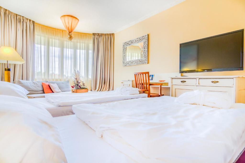 Двухместный (Улучшенный двухместный номер с 1 кроватью или 2 отдельными кроватями) отеля St. Tropez, Прага
