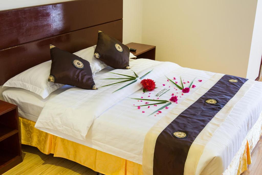 Двухместный (Двухместный номер Делюкс с 1 кроватью и видом на море) гостевого дома WhiteShell Island Hotel & Spa, Маафуши