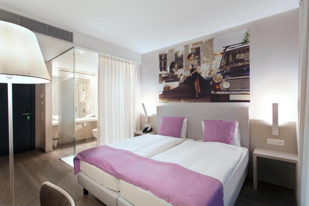 Двухместный (Двухместный номер Style с 1 кроватью) отеля Hotel City Lugano, Лугано
