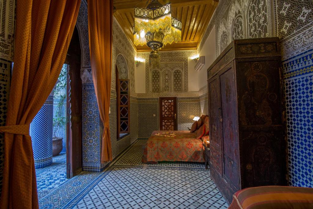 Двухместный (Двухместный номер Делюкс с 1 кроватью или 2 отдельными кроватями) отеля Riad Palais Sebban, Марракеш