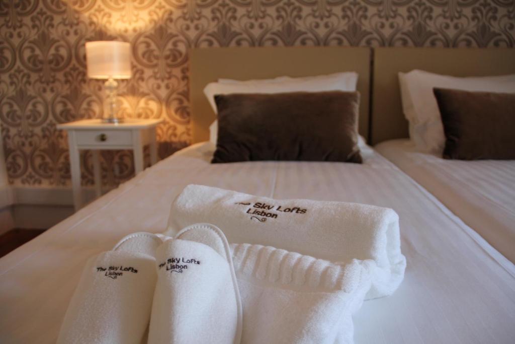 Двухместный (Стандартный двухместный номер с 2 отдельными кроватями и общей ванной комнатой), The Sky Lofts Lisbon - Guesthouse