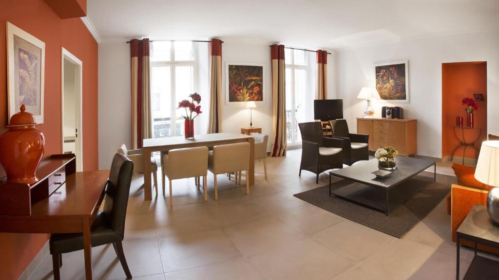 Апартаменты (Апартаменты Espace с 2 спальнями) апарт-отеля Cannes Croisette Prestige Apart'hotel, Канны