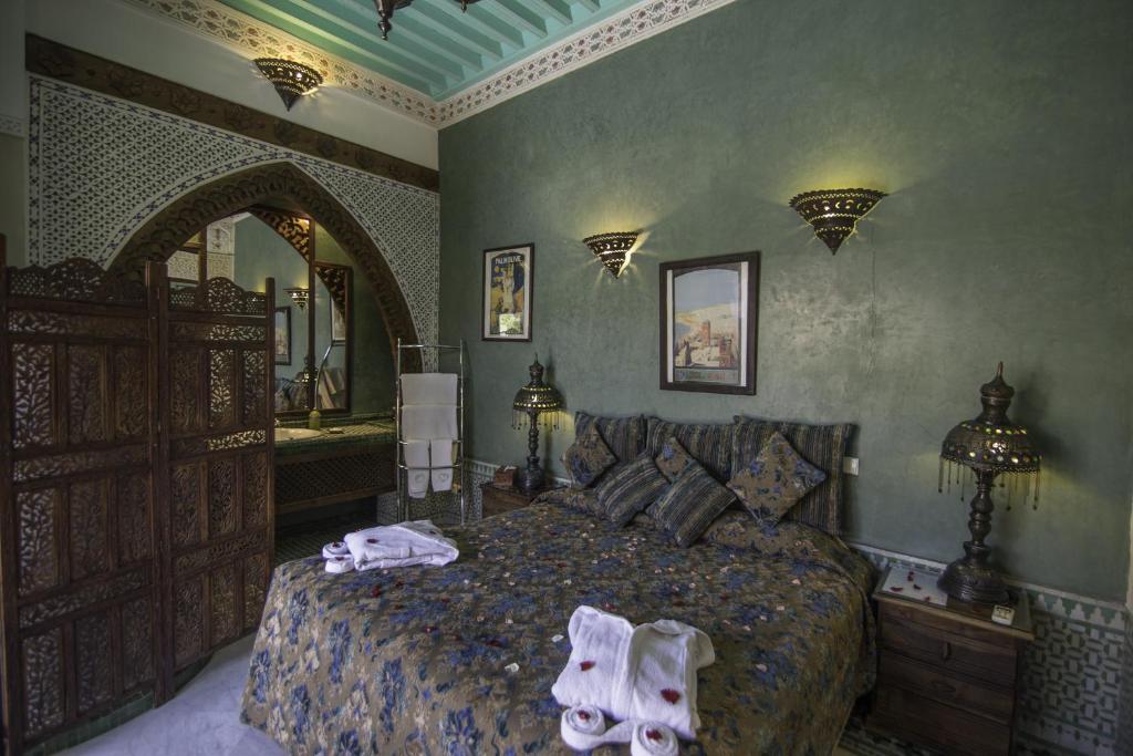 Двухместный (Двухместный номер «Престиж» с 1 кроватью или 2 отдельными кроватями) отеля Riad Palais Sebban, Марракеш