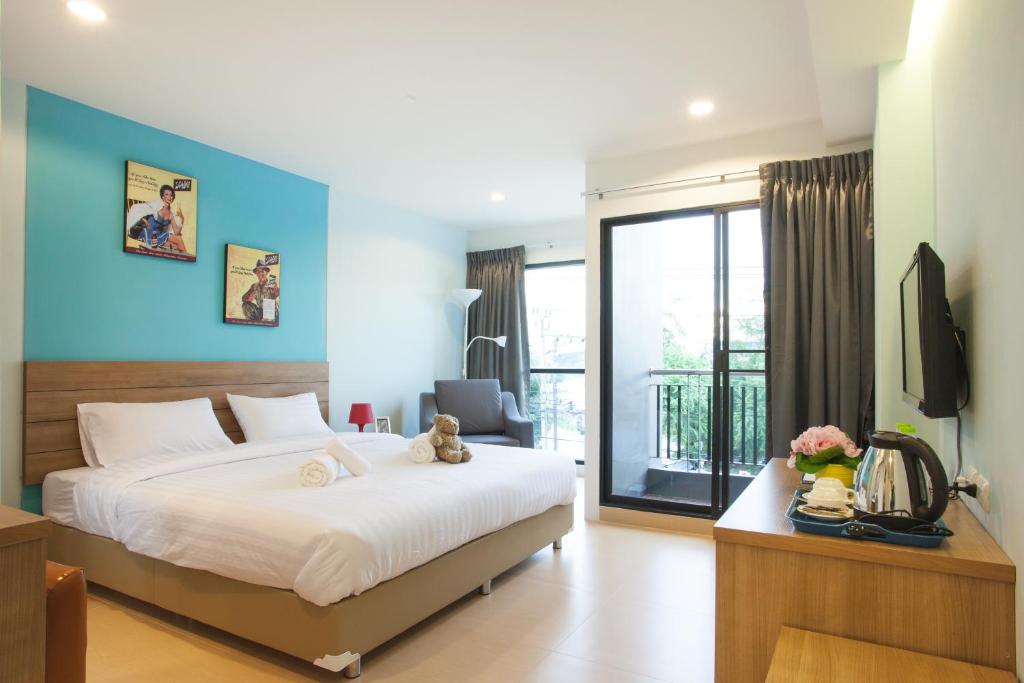 Двухместный (Улучшенный двухместный номер с 1 кроватью) отеля Viva Residence, Бангкок