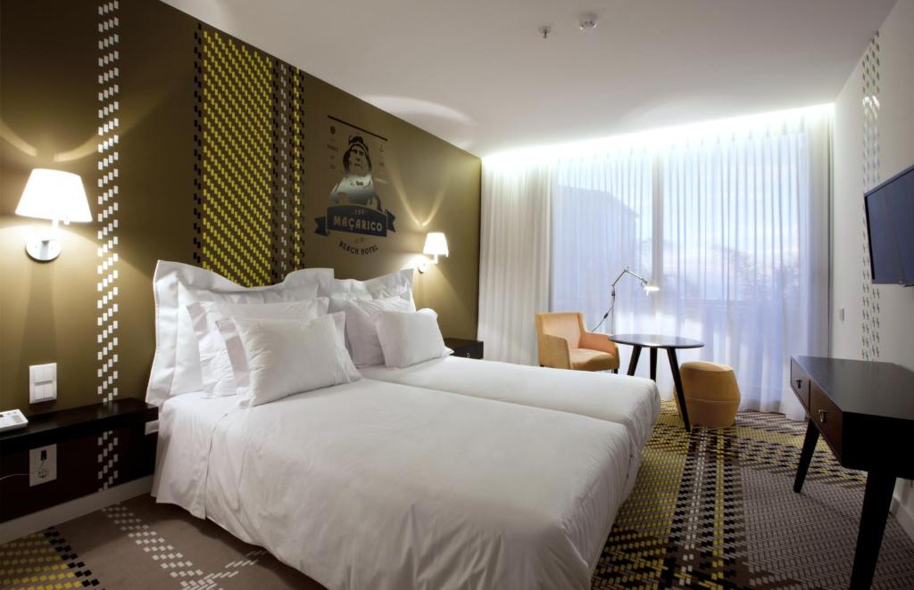 Двухместный (Двухместный номер Делюкс с 2 отдельными кроватями) отеля Macarico Beach Hotel, Авейру