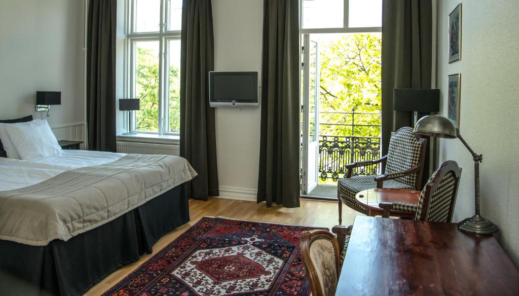 Двухместный (Двухместный номер с 1 кроватью и балконом) отеля Hotel Linnea; Sure Hotel Collection by Best Western, Хельсингборг