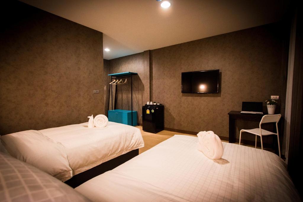 Двухместный (Двухместный номер Делюкс с 1 кроватью или 2 отдельными кроватями) отеля C U Inn Bangkok, Бангкок