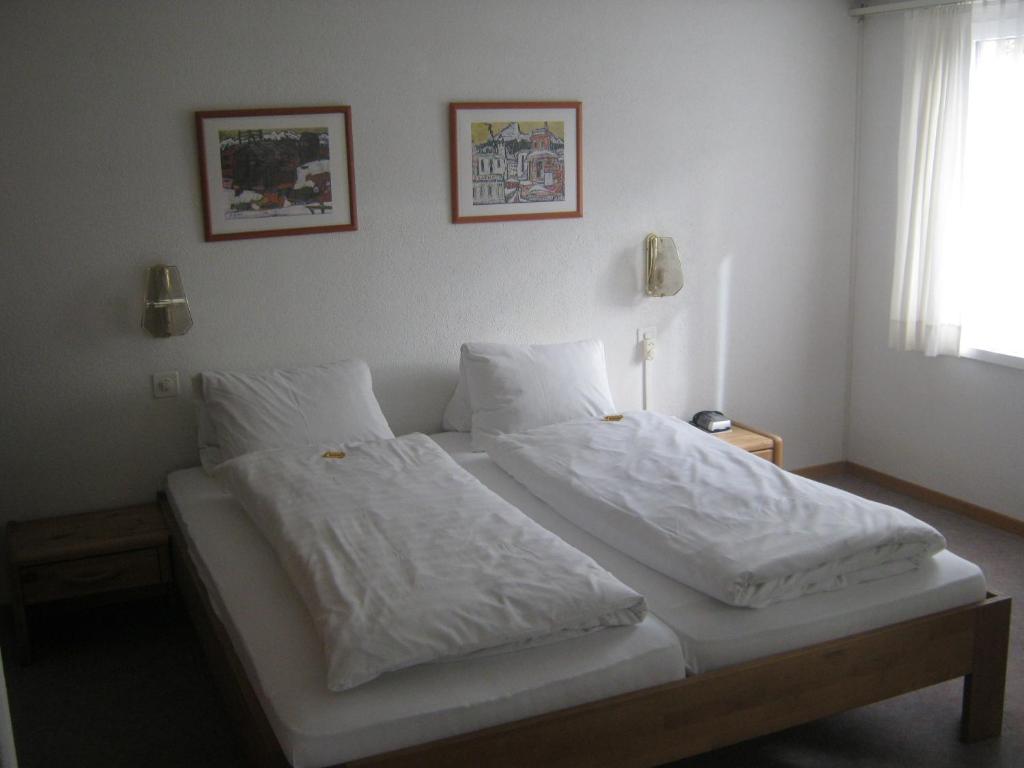 Двухместный (Двухместный номер с 1 кроватью и общей ванной комнатой) отеля Hotel Garni Ursalina, Бад-Рагац