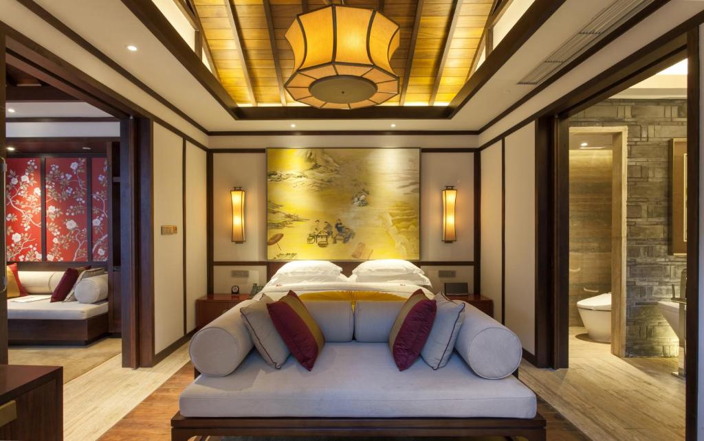 Вилла (Вилла с горячим источником - Кровать размера «king-size») курортного отеля Banyan Tree Chongqing Beibei, Чунцин