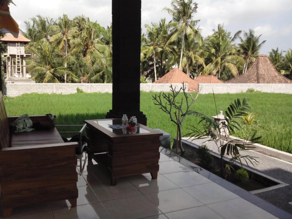 Двухместный (Номер Делюкс с видом на рисовые поля), Puji Hostel and Bungalow Ubud