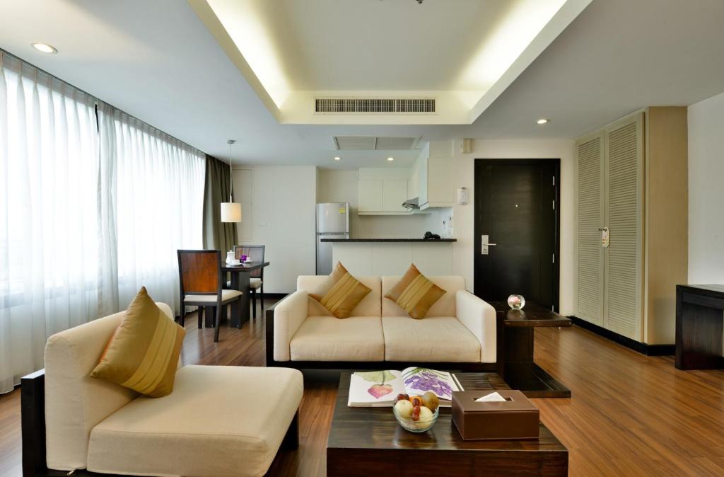 Сьюит (Люкс с 1 спальней) апарт-отеля Abloom Exclusive Serviced, Бангкок