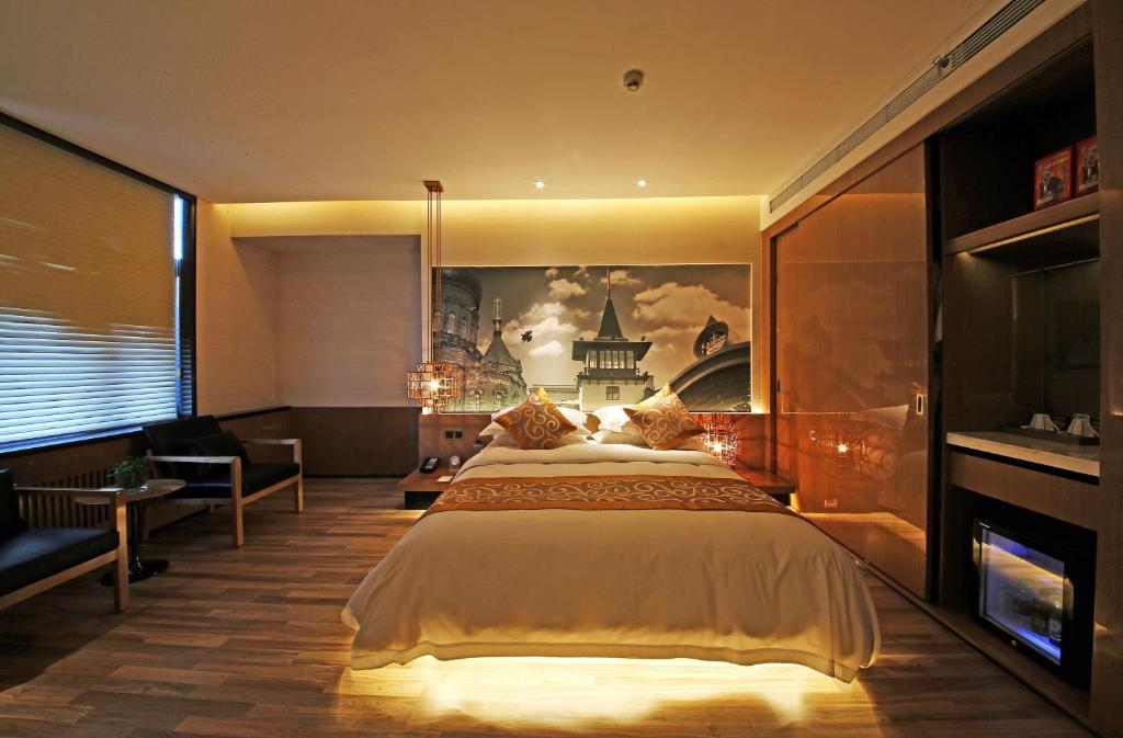 Двухместный (Двухместный номер «Премьер» с 1 кроватью) отеля Harbin Kai Rui Hotel, Харбин