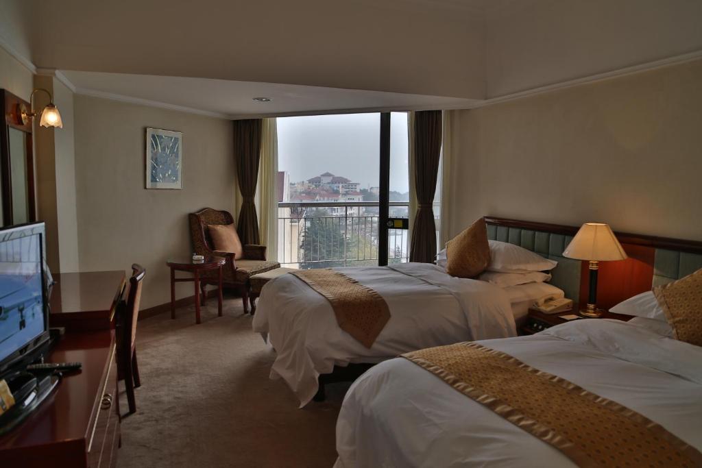 Двухместный (South Wing Twin Room with Sea View), Huiquan Dynasty Hotel