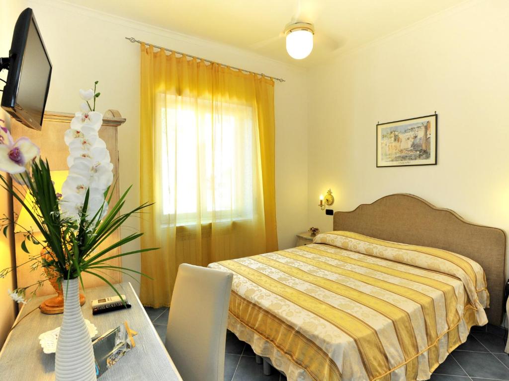 Двухместный (Представительский двухместный номер с 1 кроватью или 2 отдельными кроватями) отеля Hotel Miramare, Майори